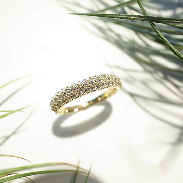 天然ダイヤモンド 約0.5ct K18YG結婚指輪|Gallery 435