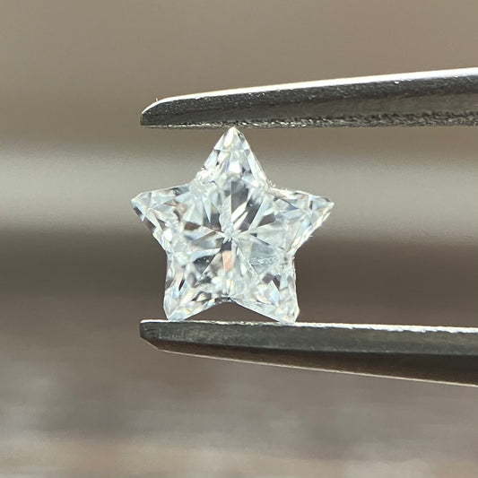 裸石 0.291ct H SI-2 スター型 中央宝石研究所ソーティング付