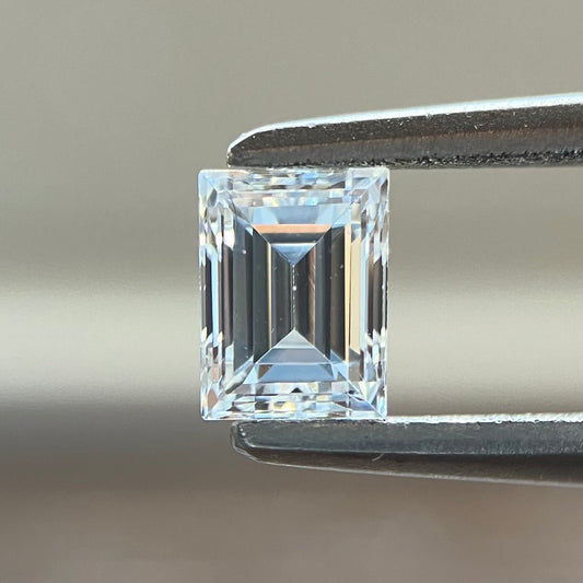 0.263ct D color emerald cut natural loose diamond