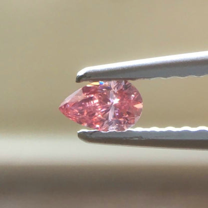 天然ピンクダイヤモンド Fancy Vivid Pink 0.160ct VS2 ルース｜Gallery 462