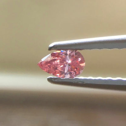 天然ピンクダイヤモンド Fancy Vivid Pink 0.160ct VS2 ルース｜Gallery 462