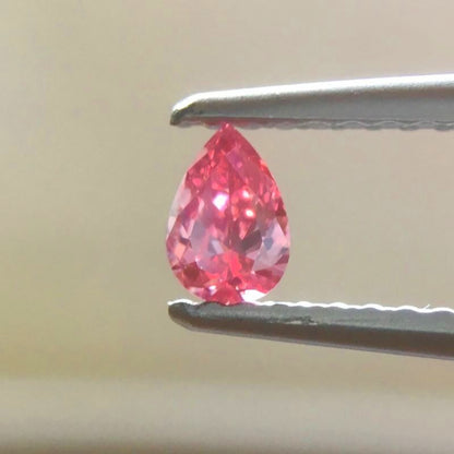 天然ピンクダイヤモンド Fancy Vivid Purplish Pink 0.128ct VS1 ルース｜Gallery 445