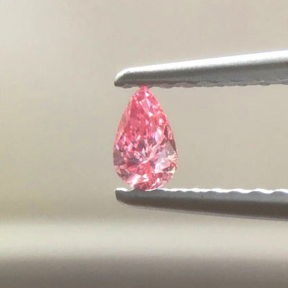 天然ピンクダイヤモンド Fancy Vivid Purplish Pink 0.122ct SI2 ルース｜Gallery 446