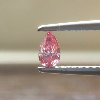 天然ピンクダイヤモンド Fancy Vivid Pink 0.160ct VS2 ルース｜Gallery 462