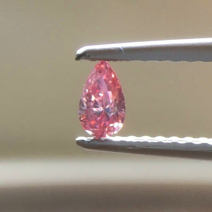 天然ピンクダイヤモンド Fancy Vivid Pink 0.160ct VS2 ルース｜Gallery 462