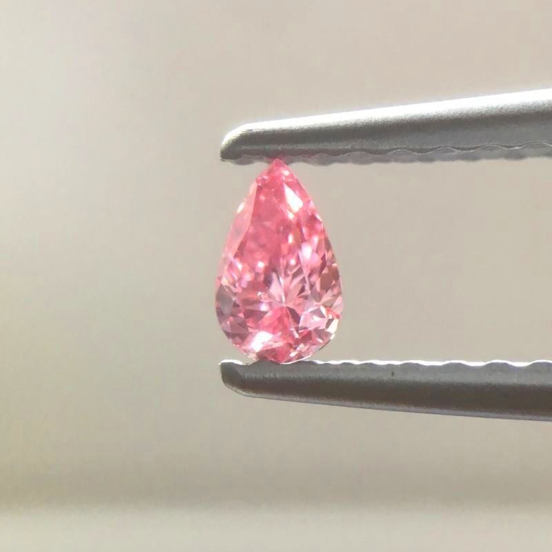 天然ピンクダイヤモンド Fancy Vivid Purplish Pink 0.122ct SI2 ルース｜Gallery 446
