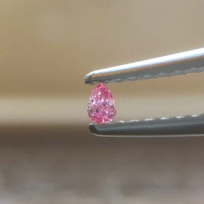天然ピンクダイヤモンド Fancy Vivid Purplish Pink 0.038ct VS2 ルース｜Gallery 448