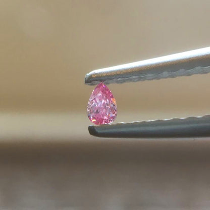 天然ピンクダイヤモンド Fancy Vivid Purplish Pink 0.038ct VS2 ルース｜Gallery 448