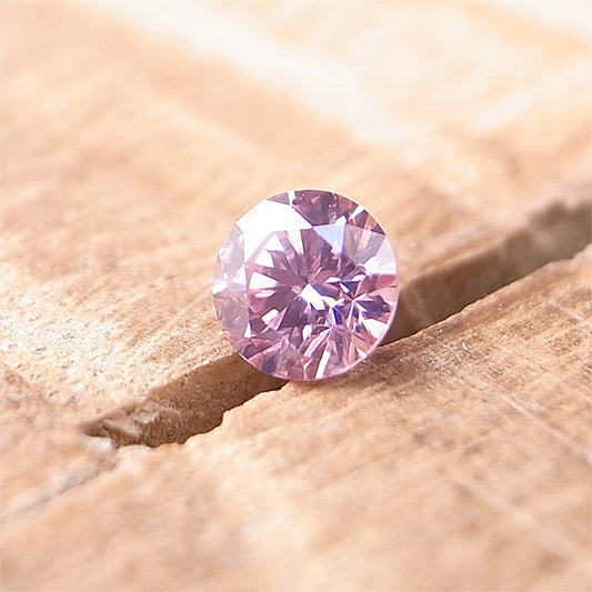 天然ピンクダイヤモンド 5P Fancy Intense Purplish Pink 0.17ctのルース