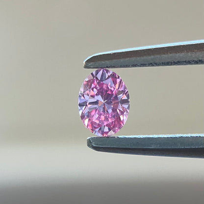 裸石 0.089ct Fancy Vivid Purplish Pink VVS-2 中央宝石研究所ソーティング付