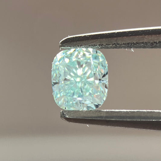 裸石 0.29ct Fancy Light Bluish Green VS-2 GIA鑑定書付き