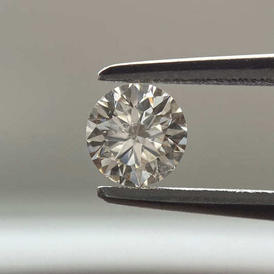 裸石 0.301ct Very Light Brown  SI-2 RD 中央宝石研究所ソーティング付き
