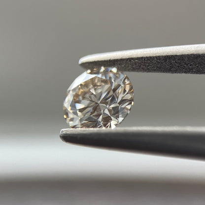 裸石 0.301ct Very Light Brown  SI-2 RD 中央宝石研究所ソーティング付き