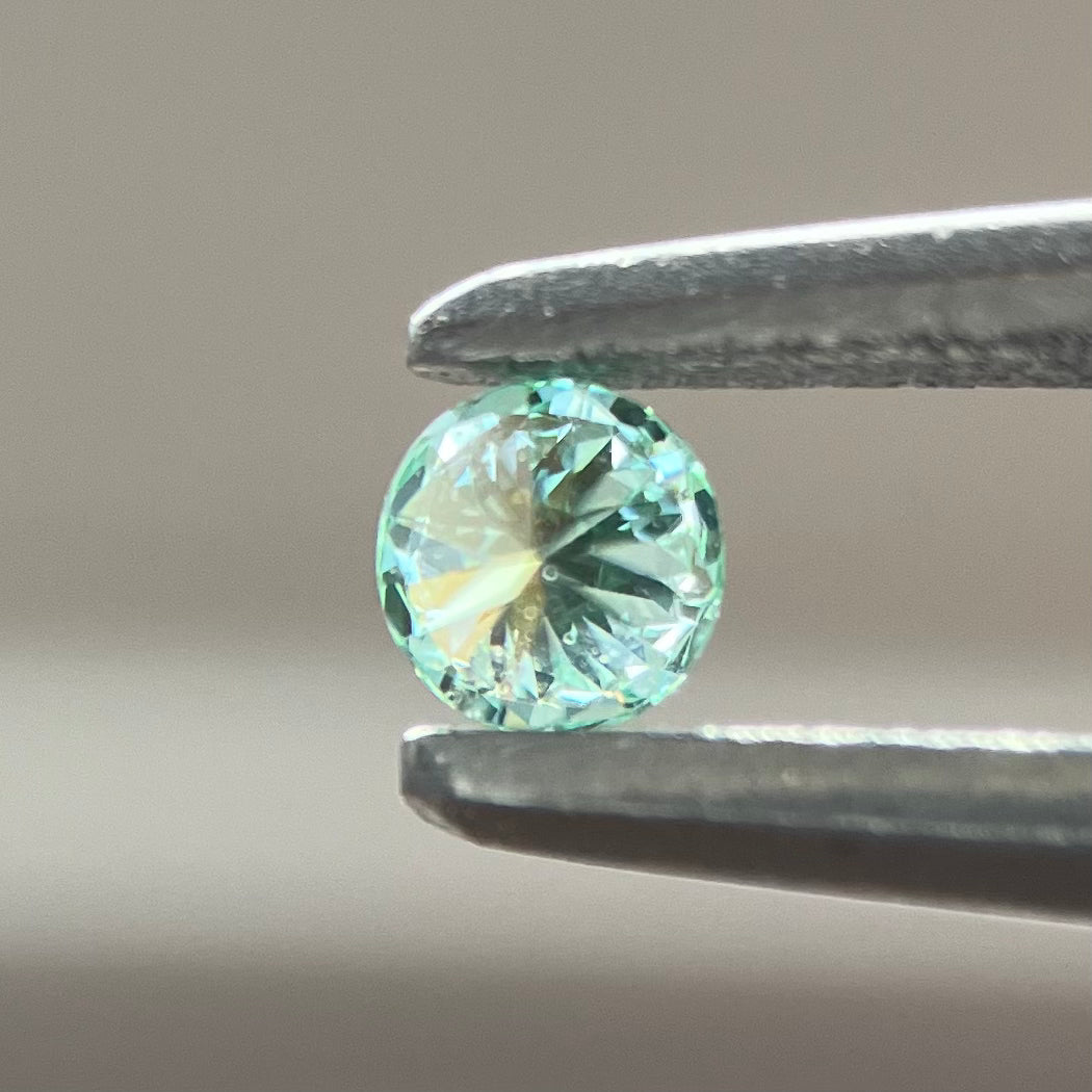 裸石 0.04ct Fancy Bluish Green RD GIA鑑定書付き