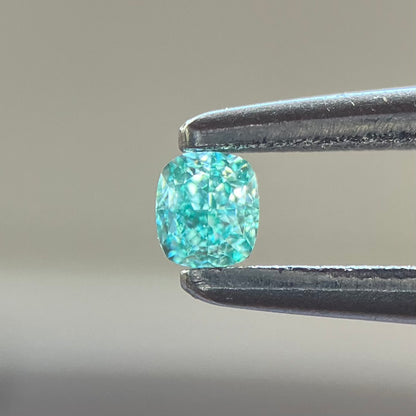 裸石 0.05ct Fancy Intense Bluish Green  CU GIA鑑定書付(GIA)