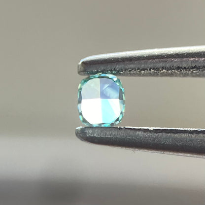 裸石 0.05ct Fancy Intense Bluish Green  CU GIA鑑定書付(GIA)