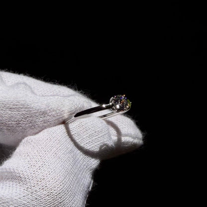 ツインダイヤモンド Dカラー 0.357ct  & Fancy Light Yellow Green 0.085ct /PT900 リング