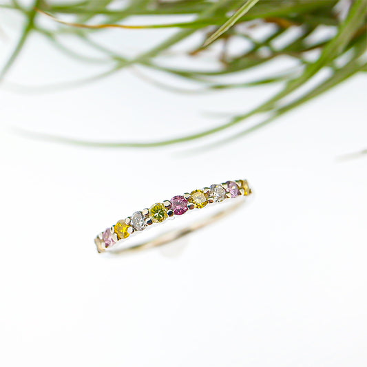 color-diamond-round-cut-10-stones-platinum-ring