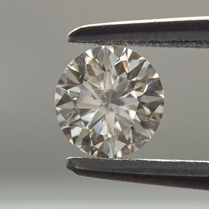 裸石 0.301ct Very Light Brown  SI-2 RD 中央宝石研究所ソーティング付き