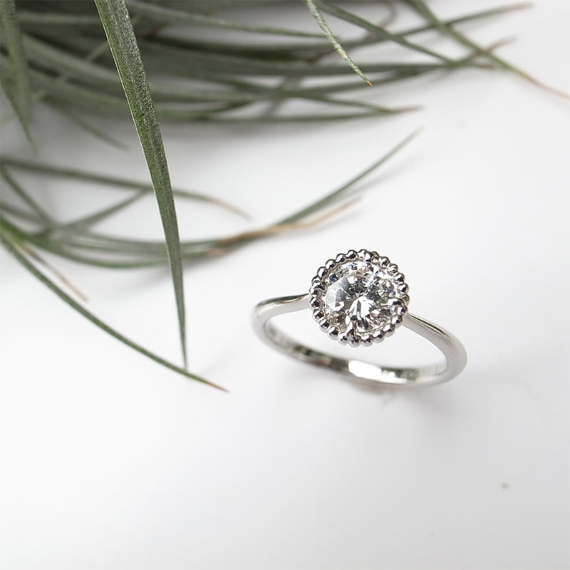 約0.5ct ダイヤモンド プラチナ リメイク婚約指輪