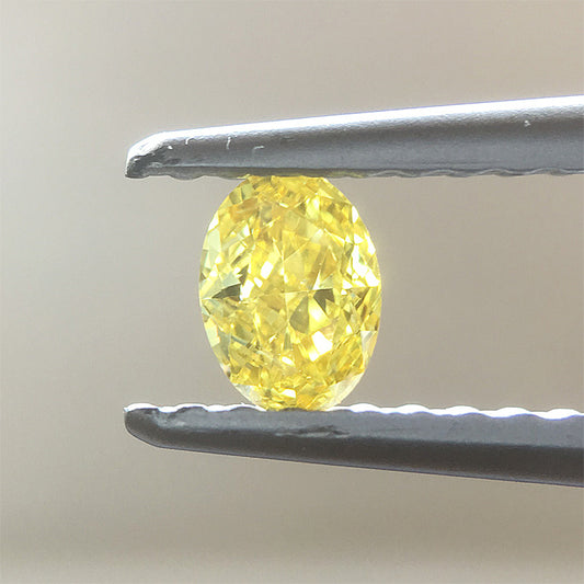 天然イエローダイヤモンド Fancy Intense Yellow 0.2ct ルース