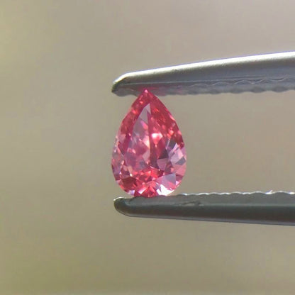 天然ピンクダイヤモンド Fancy Vivid Purplish Pink 0.128ct ルース