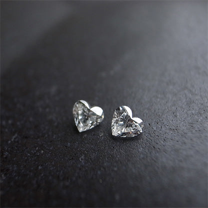 ハートシェイプダイヤモンド 0.3ct×2のルース