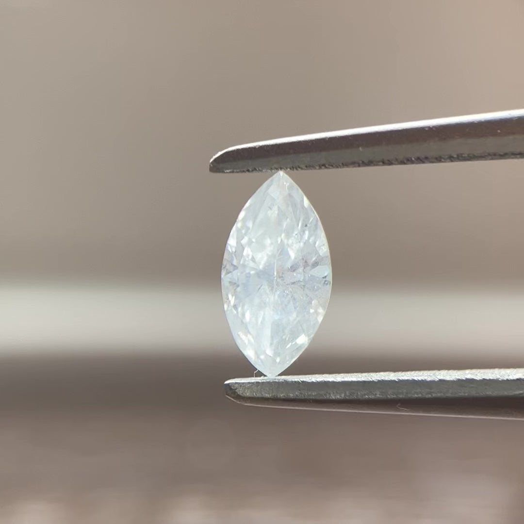 0.197ct 無色 Fカラー マーキス CGL付 ｜天然ダイヤモンド ルース
