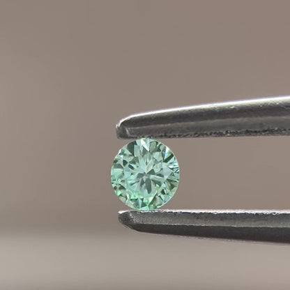 裸石 0.04ct Fancy Bluish Green RD GIA鑑定書付き