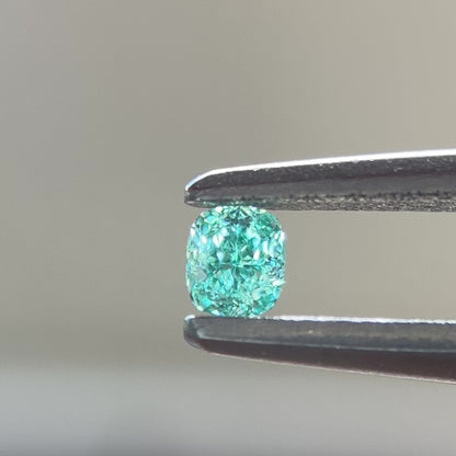 裸石 0.05ct Fancy Intense Bluish Green  CU GIA鑑定書付(GIA)
